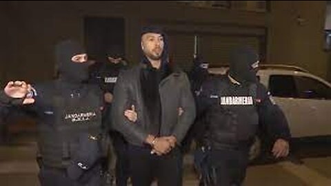 Watch andrew tate get raided by the romanian police