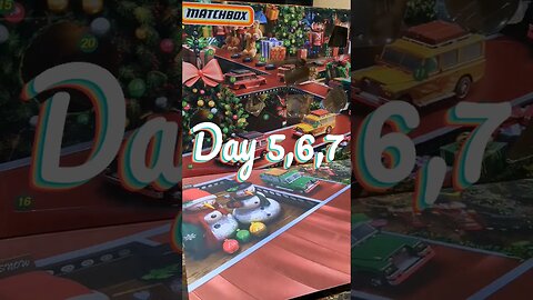 Matchbox Advent Calendar Unboxing 2023: Days 5, 6, & 7 #shorts #diecast #matchbox #adventcalendar