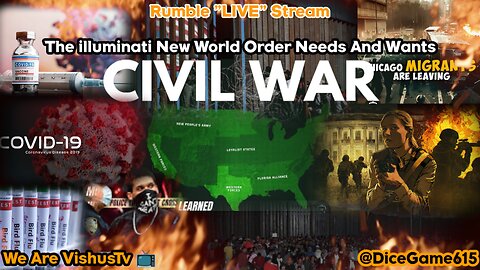 The illuminati New World Order Needs And Wants Civil WAR.... "4th Of July LIVE" #VishusTv 📺