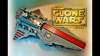 LEGO Star Wars The Clone Wars - Venator Class Republic Attack Cruiser (8039) - Review + Upgrade (2016)