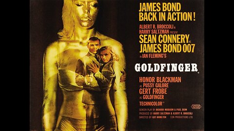 GOLDFINGER James Bond 007 SEAN CONNERY movie trailer (1964)