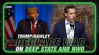 Alex Jones: Trump & Hawley Declare War on Fascist Left & New World Order - 6/12/23