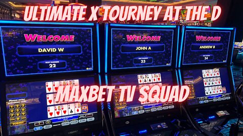Ultimate X Video Poker tourney The D Las Vegas Rd 1
