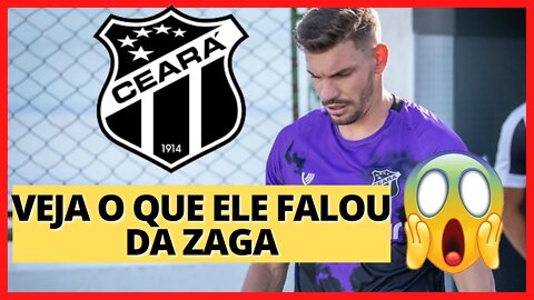 BOMBA! ELE TEM A MAIOR TAXA DE DEFESA NO BRASILEIRÃO - MELHORES NOTÍCIAS DO CEARÁ SC DE HOJE