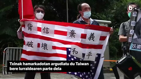 Nancy Pelosi Taiwanen, egonaldi gatazkatsua