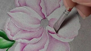 Aprenda a pintar Rosa do Campo 3