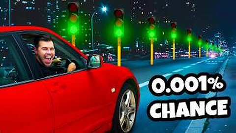 Most Green Lights In A Row WINS (24hr Driving Challenge)
