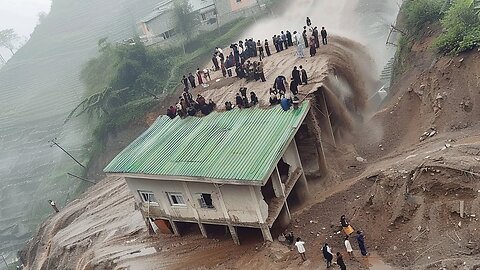 Afghanistan now! Video shows dramatic landslide in the Nuristan province of Afghanistan