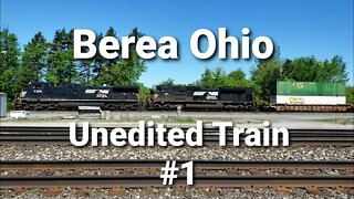 Berea Ohio NS intermodal, train 1 of 14