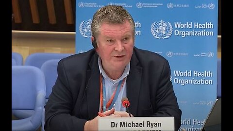 World Health Organization shill Dr. Mike Ryan runs away when questioned about the PLANDEMIC & BIOWEAPON💉 killing people