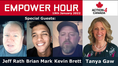 Empower Hour with Tanya Gaw and Constitutional Lawyer Jeff Rath and Gym Owner Brian Mark Jan-19-2022