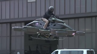 Hoverbike debuts at 2022 Detroit Auto Show
