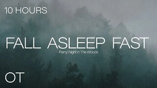 Fall Asleep Fast | Soothing Rain Sounds for Insomnia Symptoms & Sleeping Disorders | 10 Hours