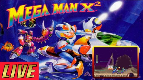 Mega Man X2 [🔴Live GamePlay]