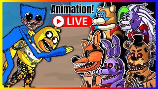 🔴 Live Among Us FNAF - ALL in ONE | Among Us Animation 🧟‍♂️ Best Game Plays