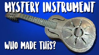Is this Guitar-Shaped MYSTERY a LOST & FORGOTTEN 1930s Prototype?