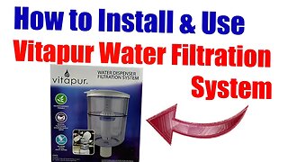 How to use Vitapur Greenway water dispenser filtration system and review, completely random review