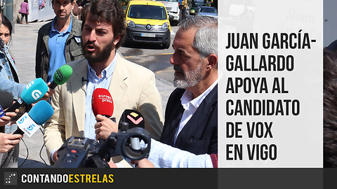 Juan García-Gallardo apoya al candidato de Vox en Vigo