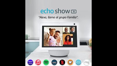 ECHO SHOW 10 3RA GENERACIÓN PANTALLA INTELIGENTE HD CON MOVIMIENTO Y ALEXA