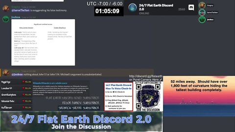 24/7 Flat Earth Discord 2.0