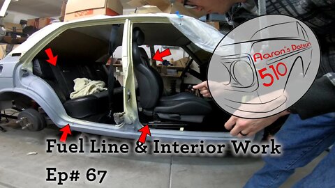 Datsun 510 New Fuel Line and Interior Work (Ep# 67)