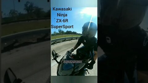 Kawasaki ZX-6R Supersport SPEEDEMONZX636 "When someone Revs next to you...😁"