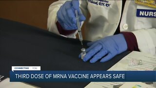Third dose of MRNA vaccine appears safe