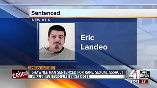 Shawnee man sentenced for rape, sexual assault