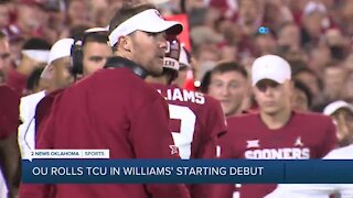 Caleb Williams shines in starting debut