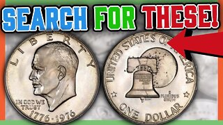 RARE EISENHOWER DOLLAR COINS WORTH MONEY - VALUABLE SILVER DOLLARS!!