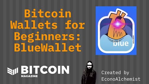 Bitcoin Wallets For Beginners: Installing Blue Wallet - EconoAlchemist