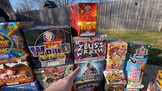 My First Firework Stash Video!