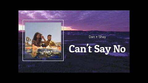 Dan + Shay - Can't Say No (Lyrics)