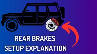 Rear Brake Setup Explanation