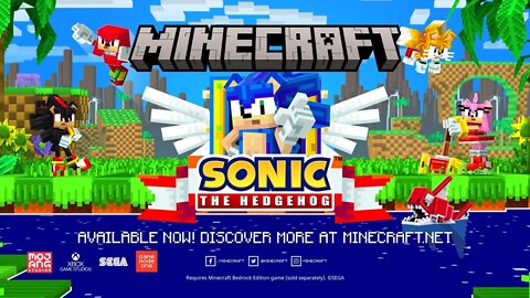 Sonic x Minecraft DLC: Official Trailer