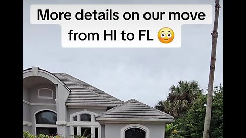 Well that was expensive 🤦 More details on our move from HI to FL