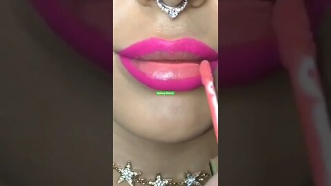 #makeup #lip #makeuptutorial #mymakeup Розовый цвет