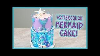 CopyCat Recipes Watercolor Mermaid Cake cooking recipe food recipe Healthy recipes