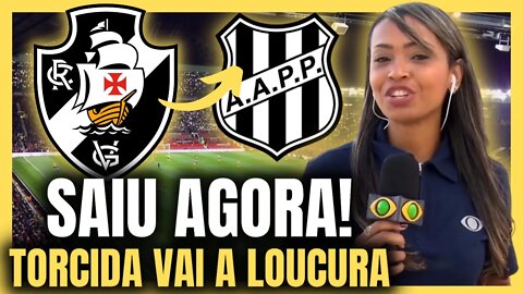 EXPL0DE A NOTÍCIA! ACABOU DE CONFIRMAR! TORCIDA ENLOUQUECE! NOTÍCIAS DO VASCO