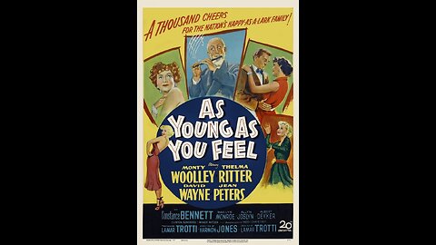 As Young As You Feel (1951) | A delightful & charming comedy directed by Harmon Jones