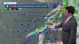 Some severe storms tonight