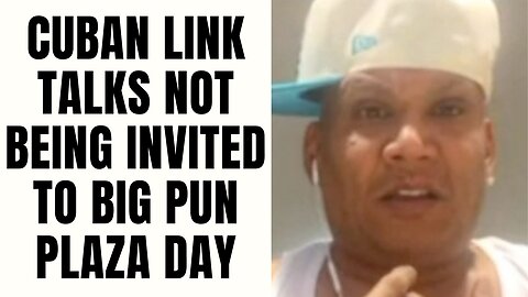 Cuban Link Talks Not Being Invited To Big Pun Plaza Day [Part 13]