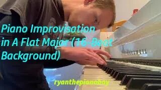 Improvisation in A-Flat Major (16-Beat Background)