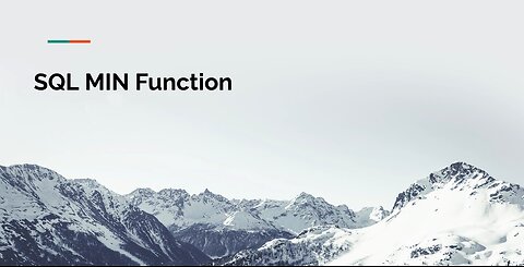 SQL MIN Function Tutorial