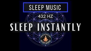 10 HOURS Sleep Music 432hz Healing Frequency Black Screen