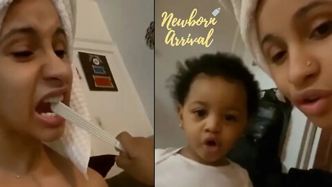Cardi B Daughter Kulture Wants To Feed Mommy Cereal! 🥣