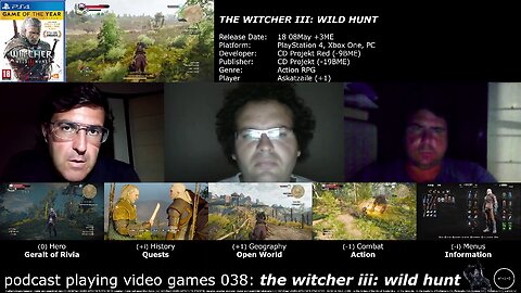 podcast playing video games 038: the witcher iii: wild hunt