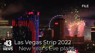 Plans for New Year's Eve fireworks on Las Vegas Strip