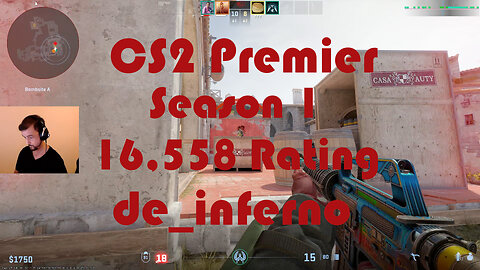 CS2 Premier Matchmaking - Season 1 - 16,558 Rating - de_inferno