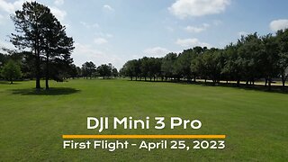 DJI Mini 3 Pro First Flight